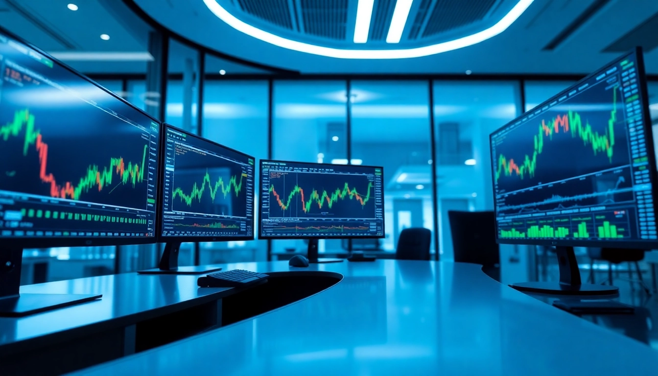 Cryptocurrency Trading News London professionals analyzing digital currency market trends on